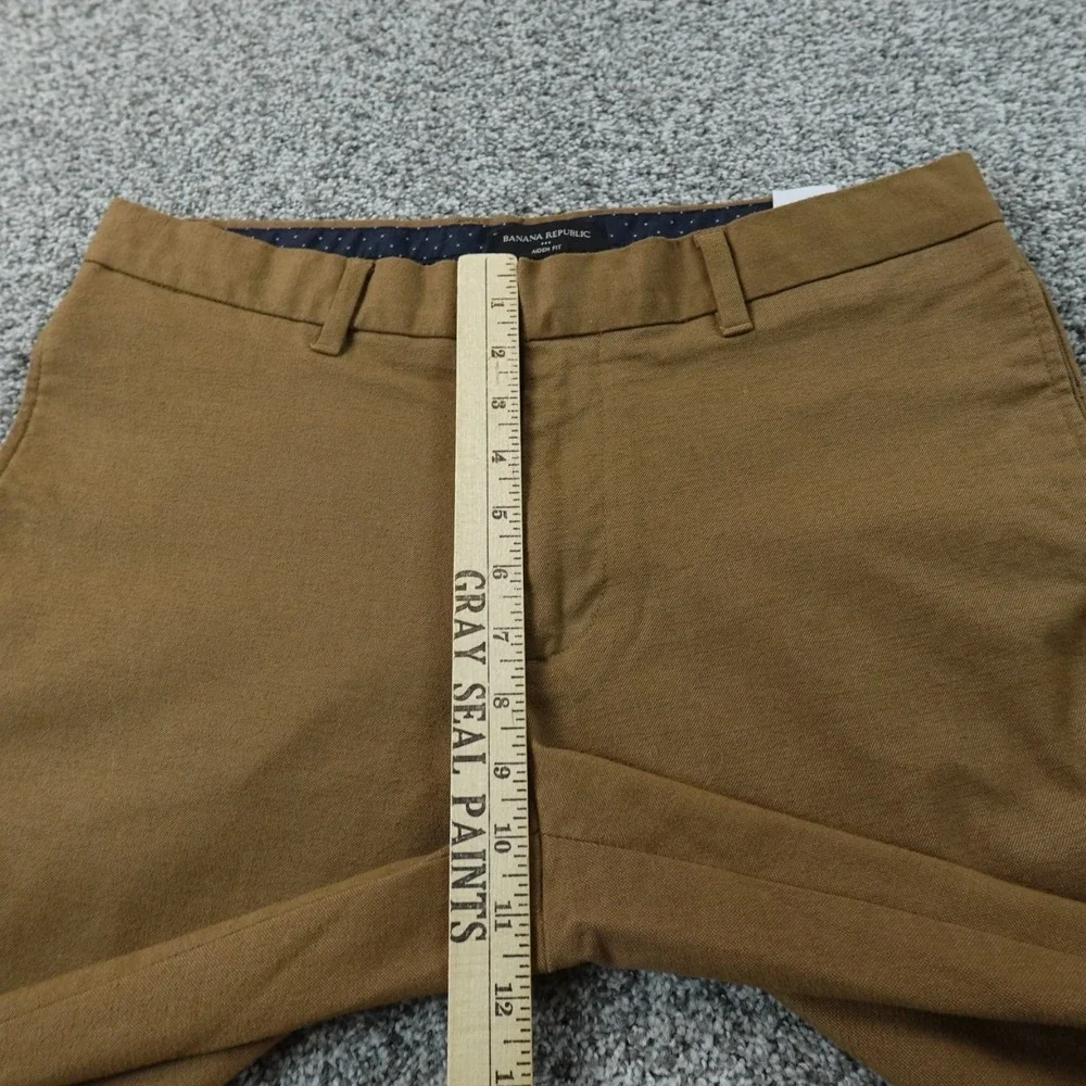 Banana‎ Republic Pants Mens 32X30 Brown Aiden Chino Trouser Performance Stretch